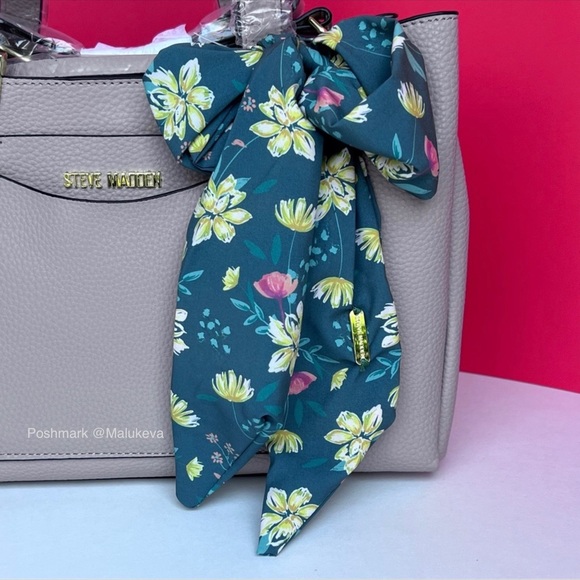 NWT 3 pcs! Steve Madden Bparker Crossbody Purse Handbag Color Mushroom Taupe - Picture 4 of 11